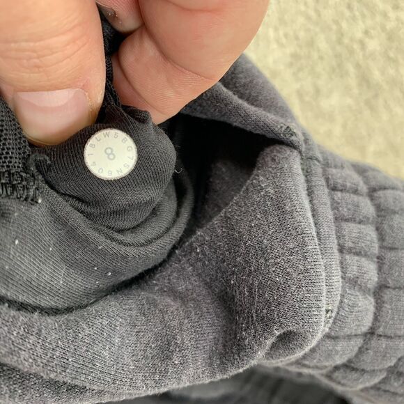 Lululemon Plush Times Jogger Size 8 26" Inseam Gray Women FLAW 60-12 - Picture 5 of 9